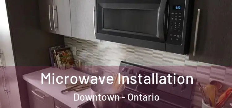 Microwave Installation Downtown - Ontario