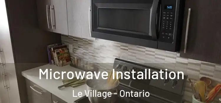 Microwave Installation Le Village - Ontario