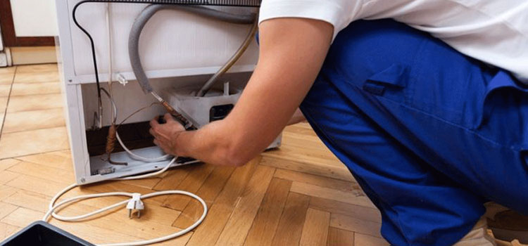 Bertazzoni integrated fridge installation in Cornwall